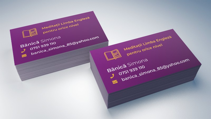 cărți de vizită