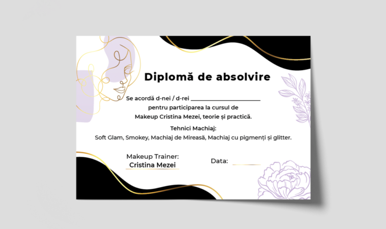 Diploma makeup Mockup