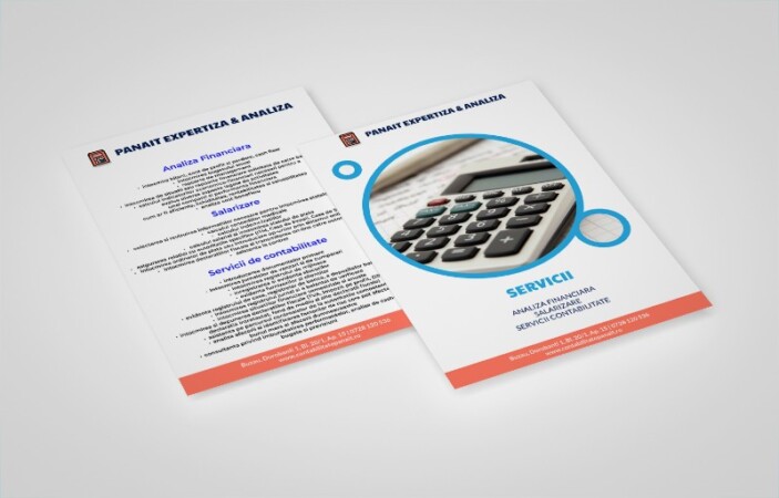 Mock-up flyer contabilitate