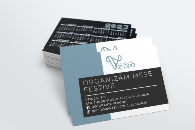 Verona calendar de buzunar mockup