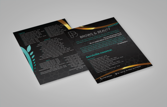 beauty Amelia Iacob flyer Mockup